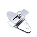 Toilet Partition Slide Latch – 3-1/2 in. Center to Center, ADA, Polished Chrome Zamac