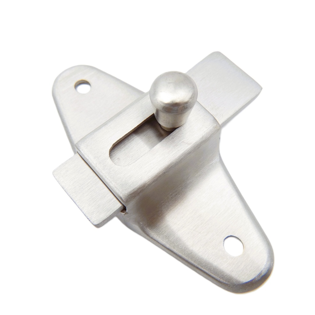 ADA Stainless Steel Toilet Partition Slide Latch – 3-1/2 in. C-to-C