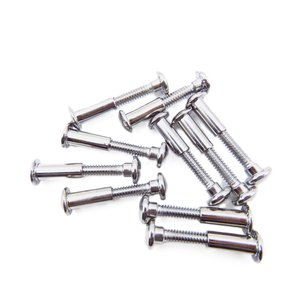 Toilet Partition Screw Pack for 1" Thick Material 6 Lobe T-27 Driver - pkg 10