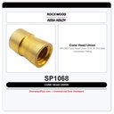 Rockwood SP1068 Cone Head Union | 5/16-18 Thru Bolt Conversion Fitting