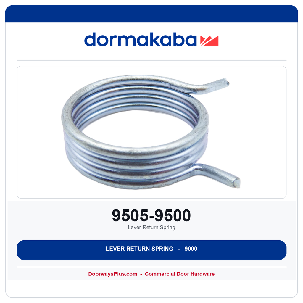 Dorma 9505-9500 Lever Return Spring | Dorma 9000 Series Exit Trim Part