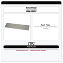 Rockwood 70C Push Plate | 4" x 16" x .050" | Multiple Finishes