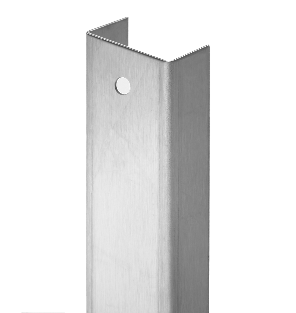 Rockwood 306B Overlapping Beveled Door Edge Guard | US32D Satin Stainless Steel