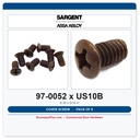 Sargent 97-0052 Cover Screws 8-32 x 5/16" US10B Oil Rubbed Bronze 8-Pack