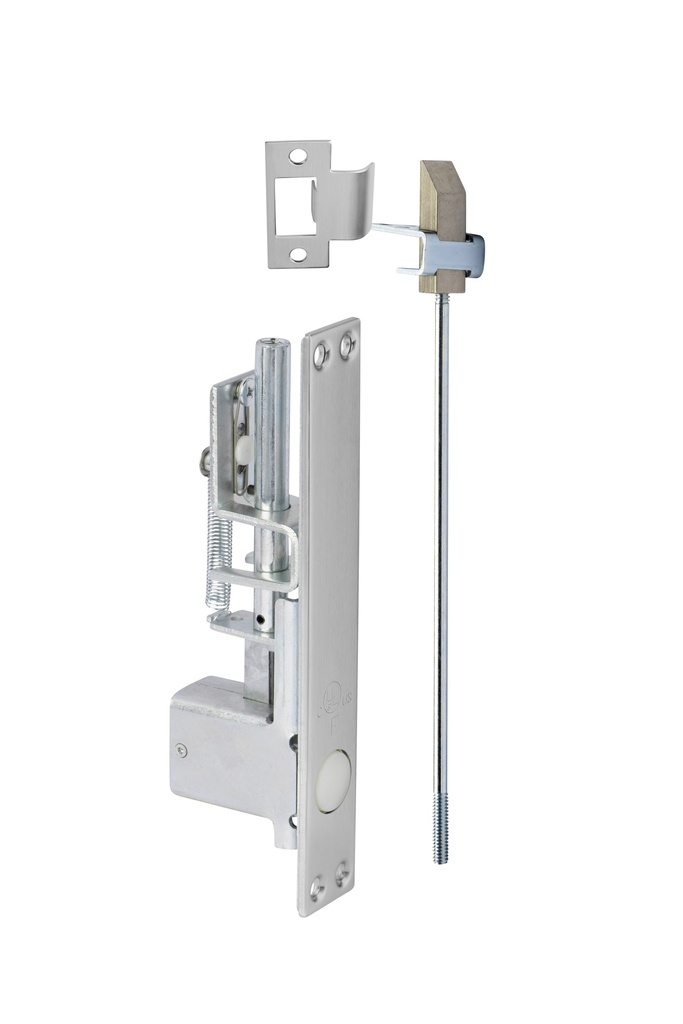 Rockwood 2805 Self-Latching Top Flush Bolt | UL Listed 3-Hour Fire-Rated Metal Door Pairs