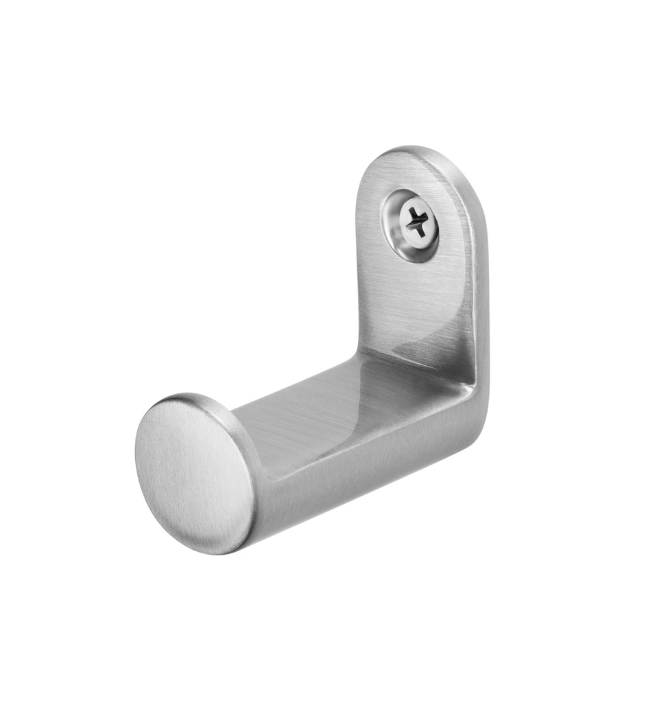 Rockwood RM811 Notched Architectural Coat Hook | 1-5/8" Projection | Solid Brass or Stainless Steel