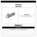 Rockwood RM823 Heavy Weight Architectural Coat Hook – 2" Projection | Stainless Steel