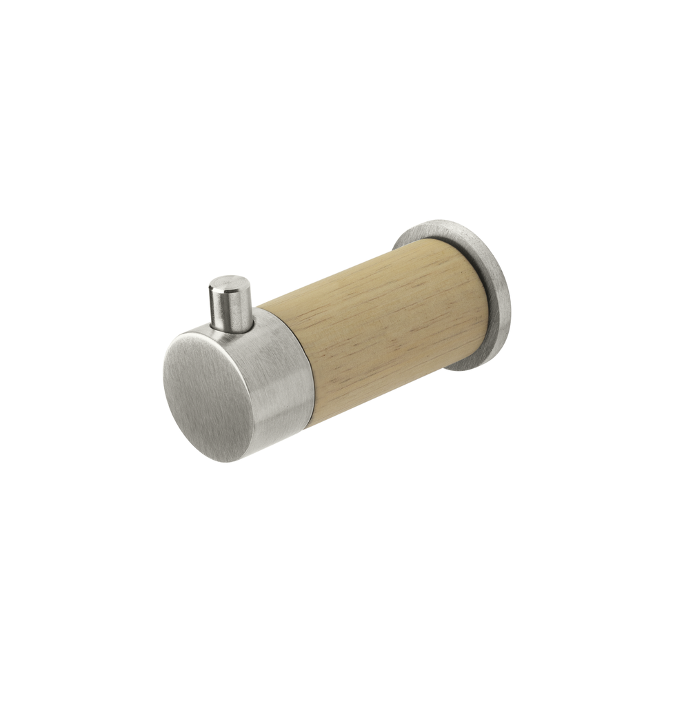 Rockwood RM836 Wood-Infill Coat Hook | 2-1/8" Projection