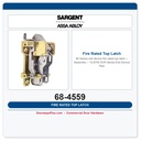 Sargent 68-4559 Fire Rated Top Latch Assembly – 12-8700 SVR Series Exit Device Part