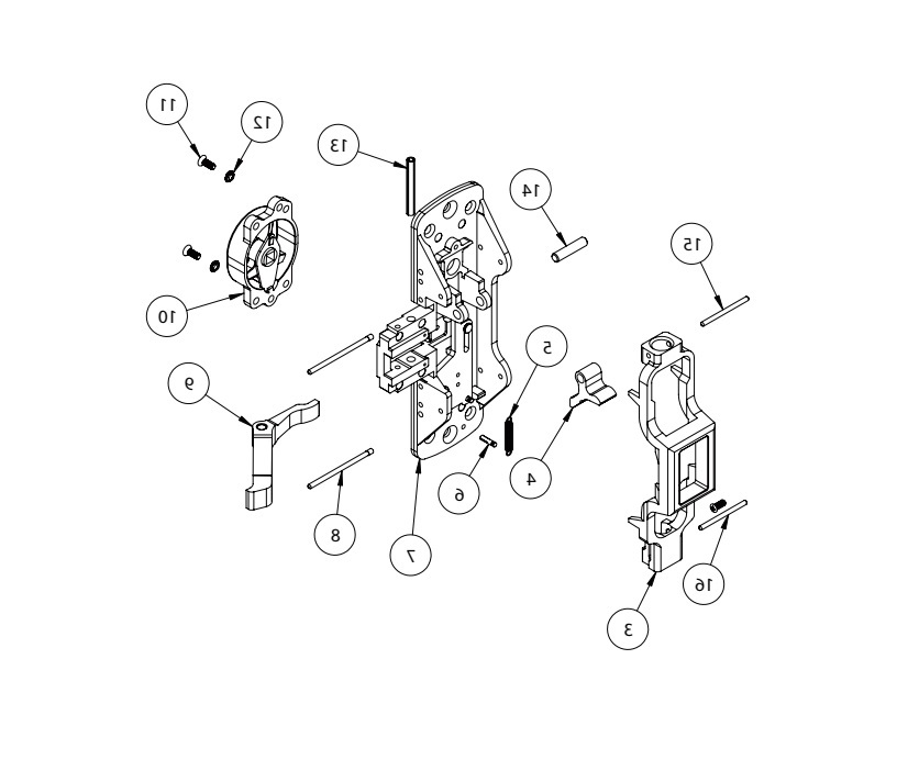 Sargent 68-2202 Center Chassis Assembly – 8700 Series SVR RHR