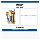Sargent 97-2434 Non-Rated Top Latch Assembly – 8700 Series SVR Exit Device