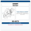 Sargent 68-6075 Center Chassis w/ Latchbolt Monitoring – WS8800 Windstorm Rim Exit Device