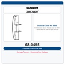 Sargent 68-0495 Chassis Cover for 8500 Series Narrow Stile Rim Exit Devices