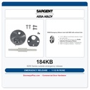 Sargent 184KB Outside Emergency Release – 8200 Series Mortise Lock Part