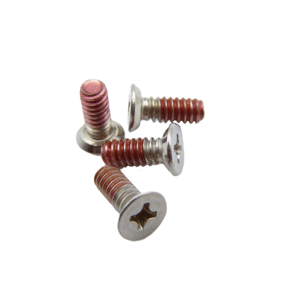 Sargent 01-1236 Machine Screw for Rail Exit Devices – #6-32 x 3/8" Pack of 4 | US26D