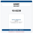 Sargent 10-0239 6-Pin IC Tailpiece for Interchangeable Cores — Pkg of 5