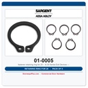 Sargent 01-0005 Retaining Ring for 20 & 30 Series Exit Devices — Pack of 5