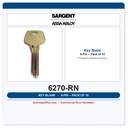 Sargent 6270RN 6-Pin Master Section Key Blank, R Keyway – 10 Pack