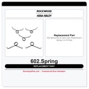 Rockwood 602.Spring Secret Gate Latch Replacement Spring – 5 or 25 Pack