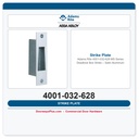 Adams Rite 4001-032-628 MS Series Deadlock Box Strike – Satin Aluminum