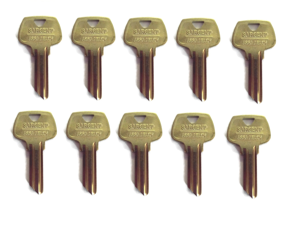 Sargent 275 LF Key Blank, 5-Pin, L-Keyway – Pack of 10