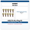 Sargent 275 RJ Keyway 5-Pin Key Blank | Nickel Silver | Pack of 10