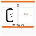International Door Closer PH-4000-DU Offset Pull Handle 9" CTC Solid Aluminum