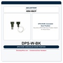 Securitron DPS-W-BK Concealed Door Position Switch – Wood Door, Black