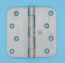 Hager RC1542 NRP 4" x 4" Plain Bearing Hinge with 5/8" Radius Corners 