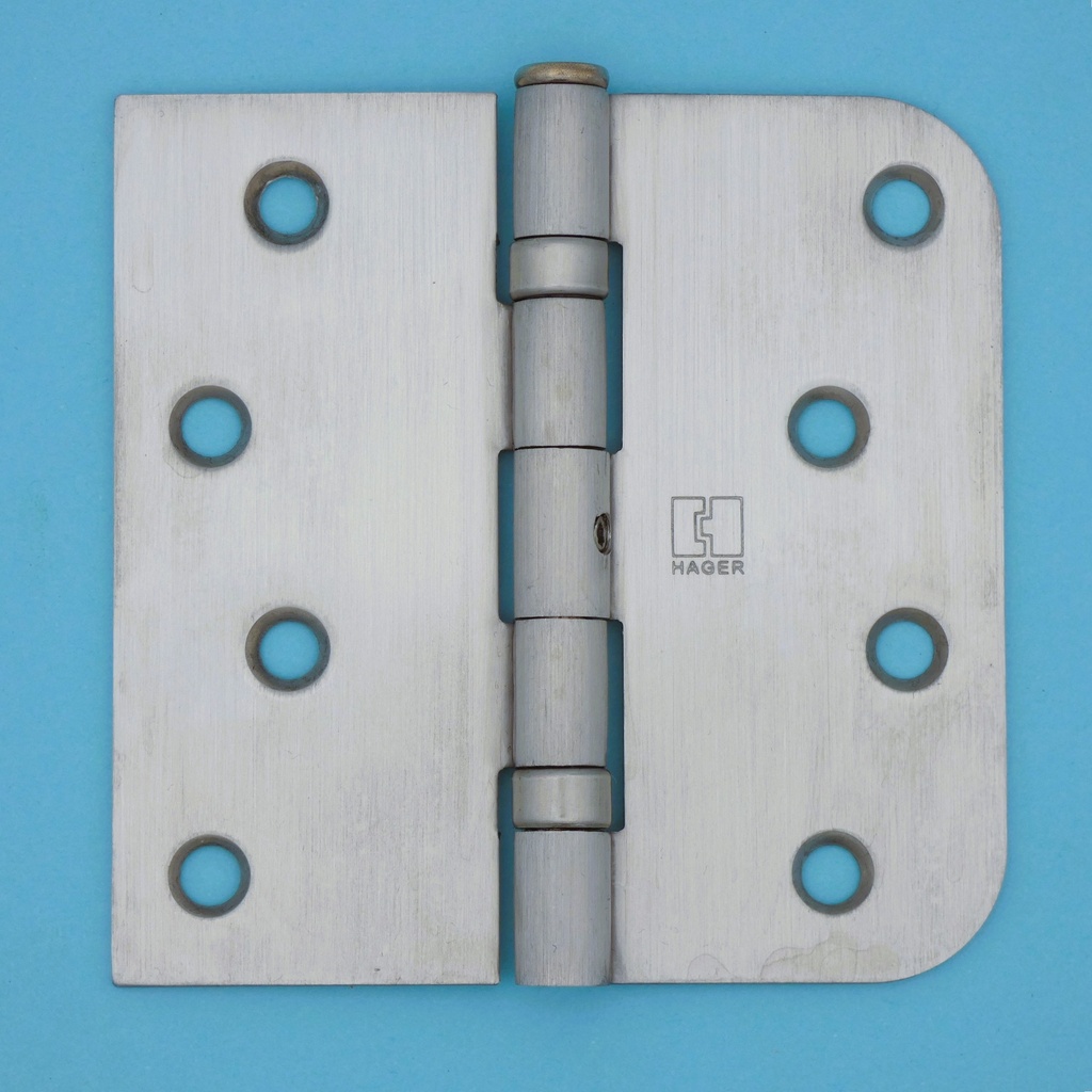 Hager BB1543 4x4 NRP Non-Ferrous Hinge – Half Square x 5/8" Radius Corner