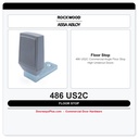 Rockwood 486 US2C Commercial Angle Floor Stop – High Undercut Doors