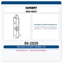 Sargent 98-2520 Fire-Rated Latchbolt Assembly for 12-L980 Lockable Mullion