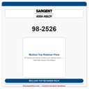 Sargent 98-2526 Mullion Top Retainer Pack – L980/980 Series Non-Rated