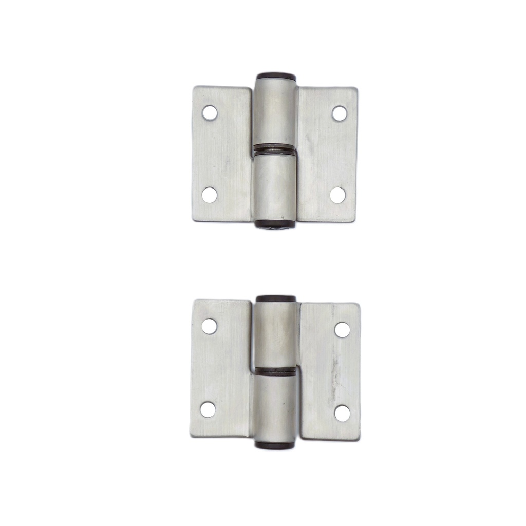 Toilet Partition Hinges RH-In/LH-Out Surface Mounted Set – 13 Gauge Satin Stainless Steel
