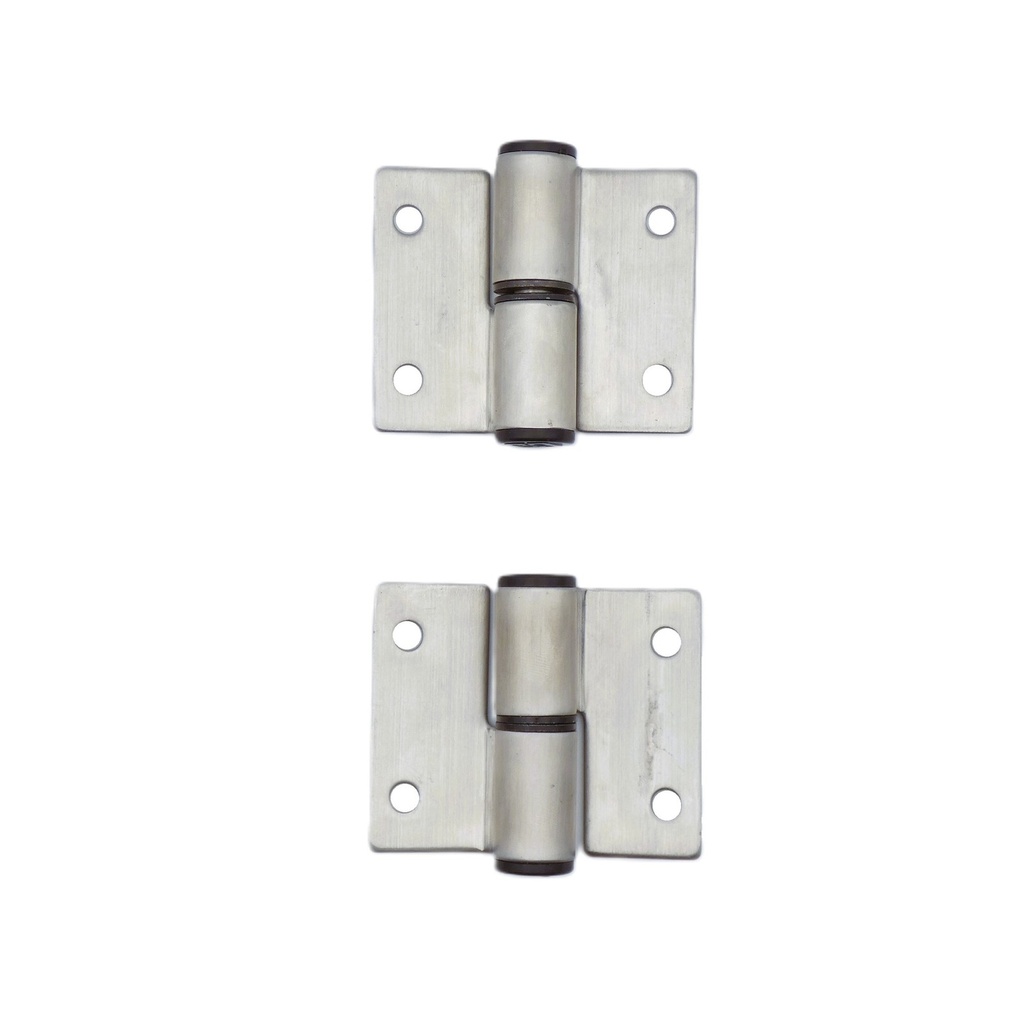 Toilet Partition Hinges LH-In/RH-Out Surface Mount Set – 13 Gauge Satin Stainless Steel
