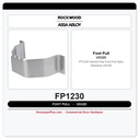 Rockwood FP1230 Hands-Free Foot Pull | Satin Stainless US32D