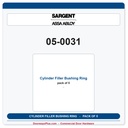 Sargent 05-0031 Cylinder Filler Bushing Ring – Pack of 5