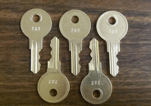 ASI HL-202 Coin Box Key for Restroom Accessories – 5-Pack