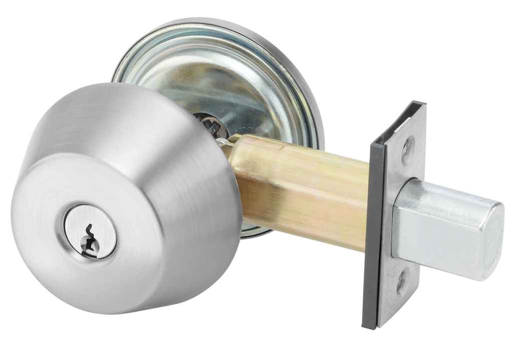 Accentra D212 Single Cylinder Deadbolt – 2-3/4" Backset, ANSI Grade 2