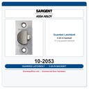 Sargent 10-2053 Guarded Latchbolt 3-3/4" Backset | 10 Line Replacement Part