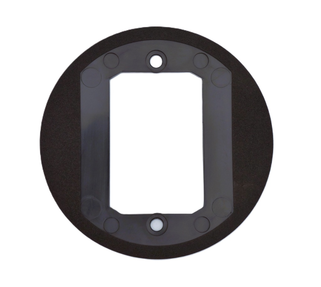 Hager 2-659-0168 Round 4.5" Weather Ring – Exterior Protection for Push Plates
