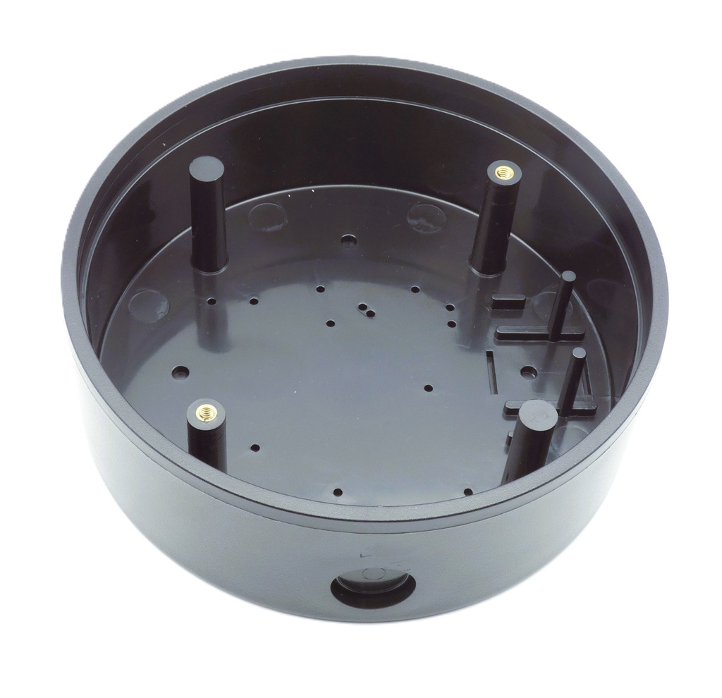 Hager 2-659-0163 Round 6" Surface Mount Box – High-Impact ABS Plastic