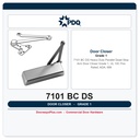 PDQ 7101 BC DS Heavy Duty Parallel Dead Stop Arm Door Closer | Grade 1, UL 10C Fire Rated, ADA, 689