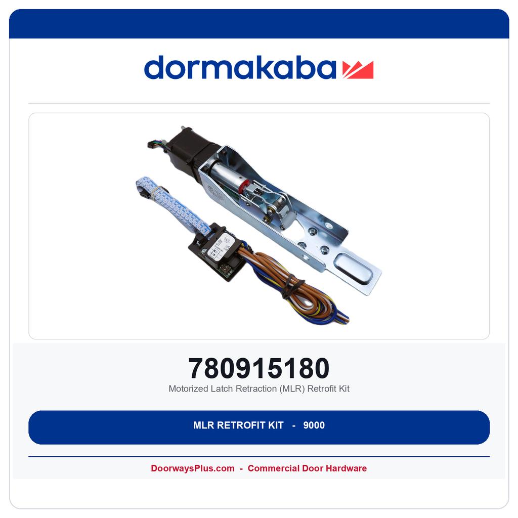 Dorma 780915180 Motorized Latch Retraction (MLR) Retrofit Kit – 9000 Series