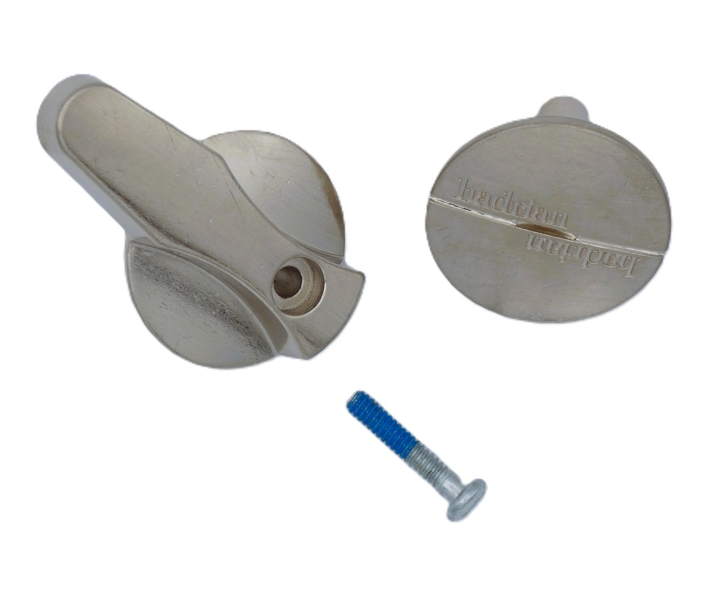 Hadrian 901150 Barrier-Free Knob Set | ADA Stainless Steel Thumb-Turn Latch