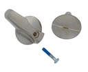 Hadrian 901150 Barrier-Free Knob Set | Stainless Steel ADA