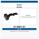 Adams Rite 41-0801-01 End Cap – Old Style Black Metal | 8300 8400 8600 Series
