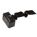 Adams Rite 41-0801-01 End Cap Old Style Black Metal Exit Device Part