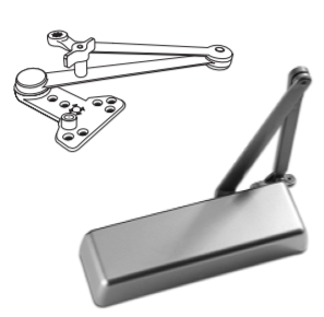 PDQ 7101 DSHO Heavy Duty Door Closer with Stop & Hold Open Arm