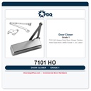 PDQ 7101 HO Heavy Duty Door Closer – Friction Hold Open Arm, ANSI Grade 1, UL Listed